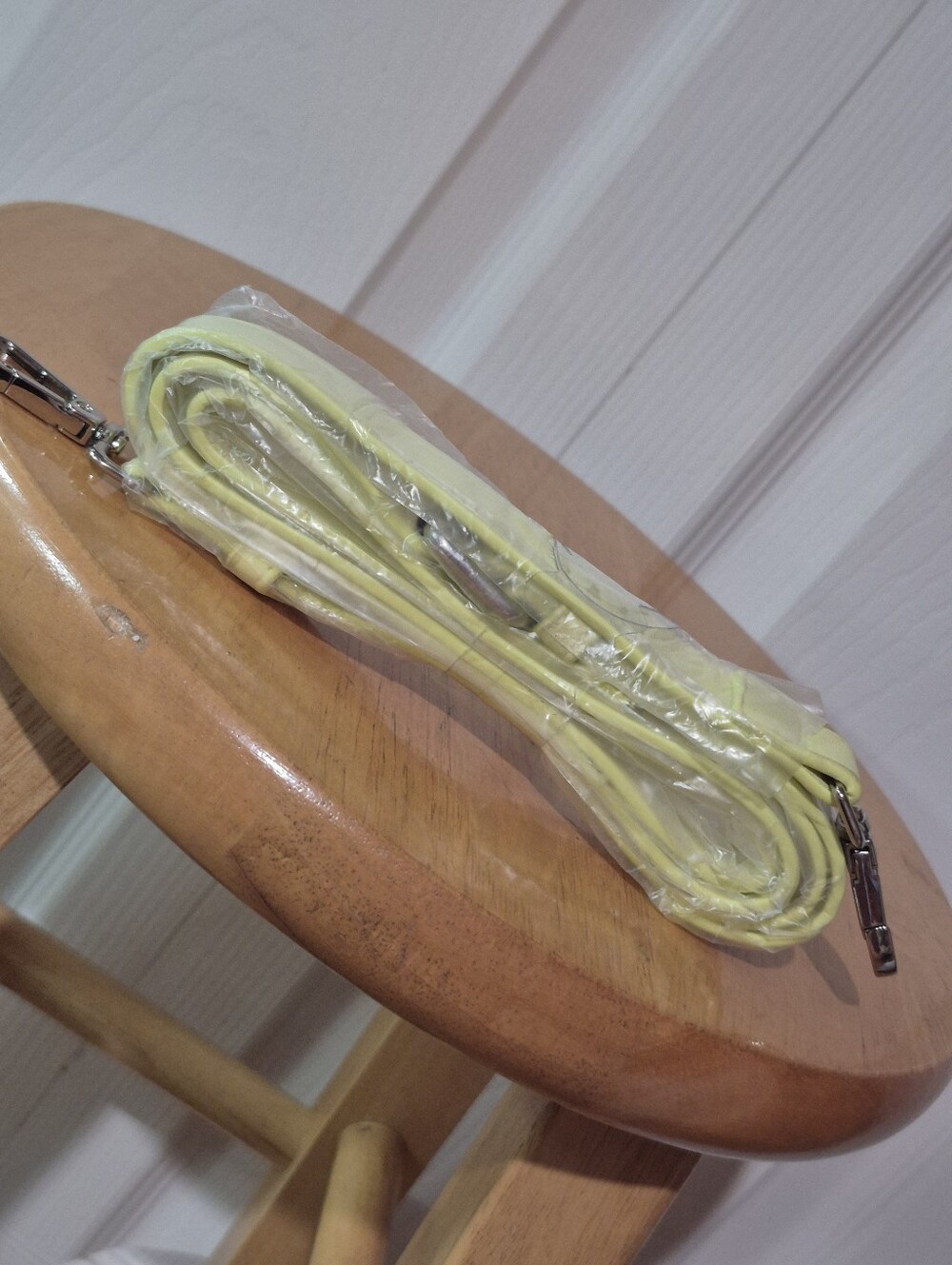 Steve madden light green yellow adjustable crossbody purse strap